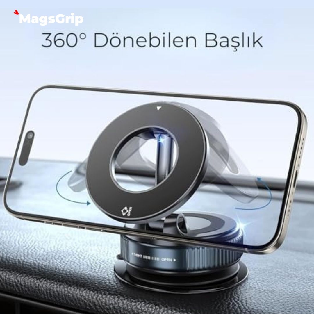 GripLock Vacum Pratik Telefon Tutucu / Tripod