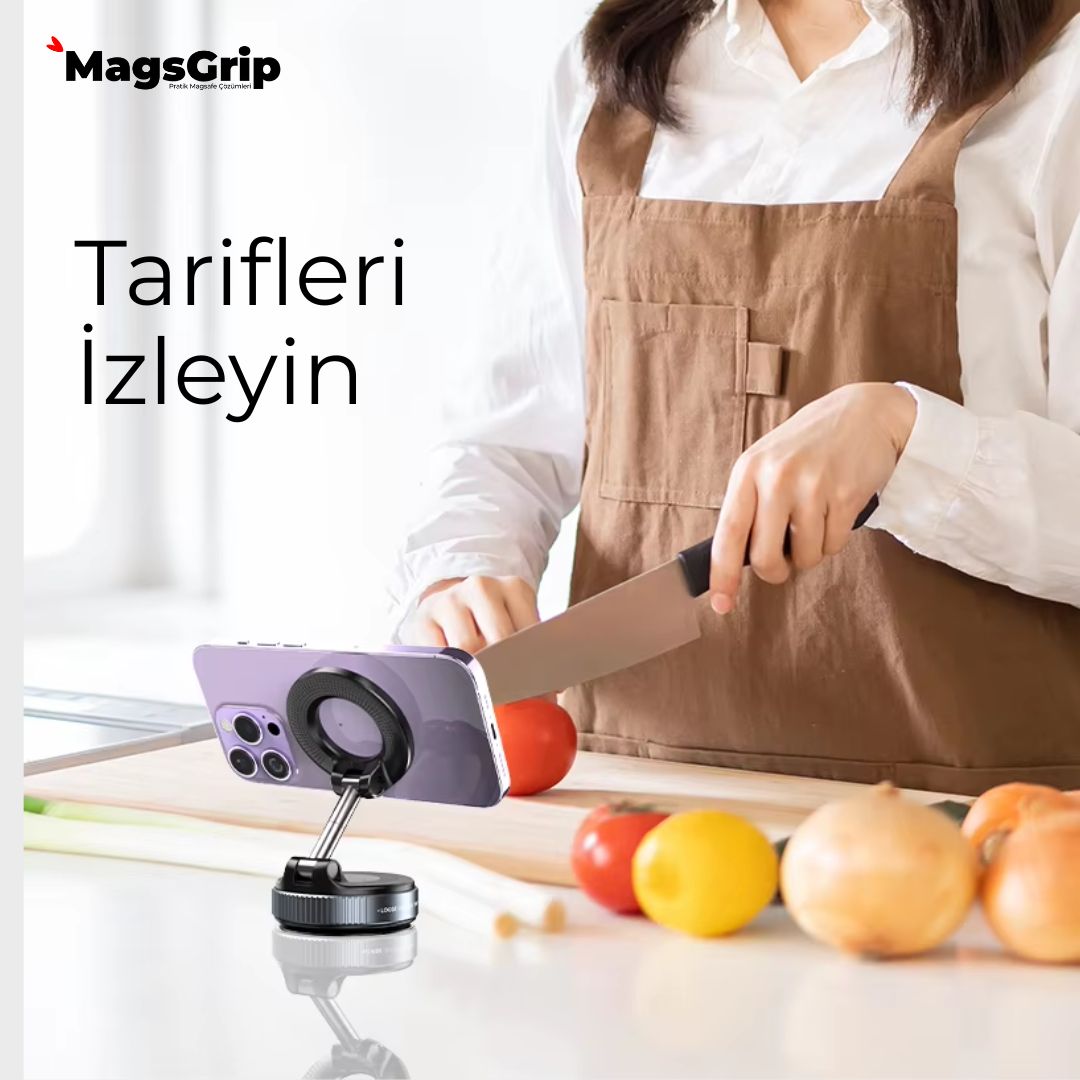 GripLock Vacum Pratik Telefon Tutucu / Tripod
