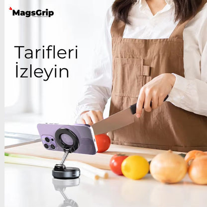GripLock Vacum Pratik Telefon Tutucu / Tripod